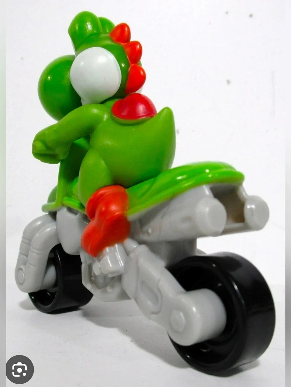 2022 Yoshi Green Motorcycle Figure - Kids Toys MCD'S